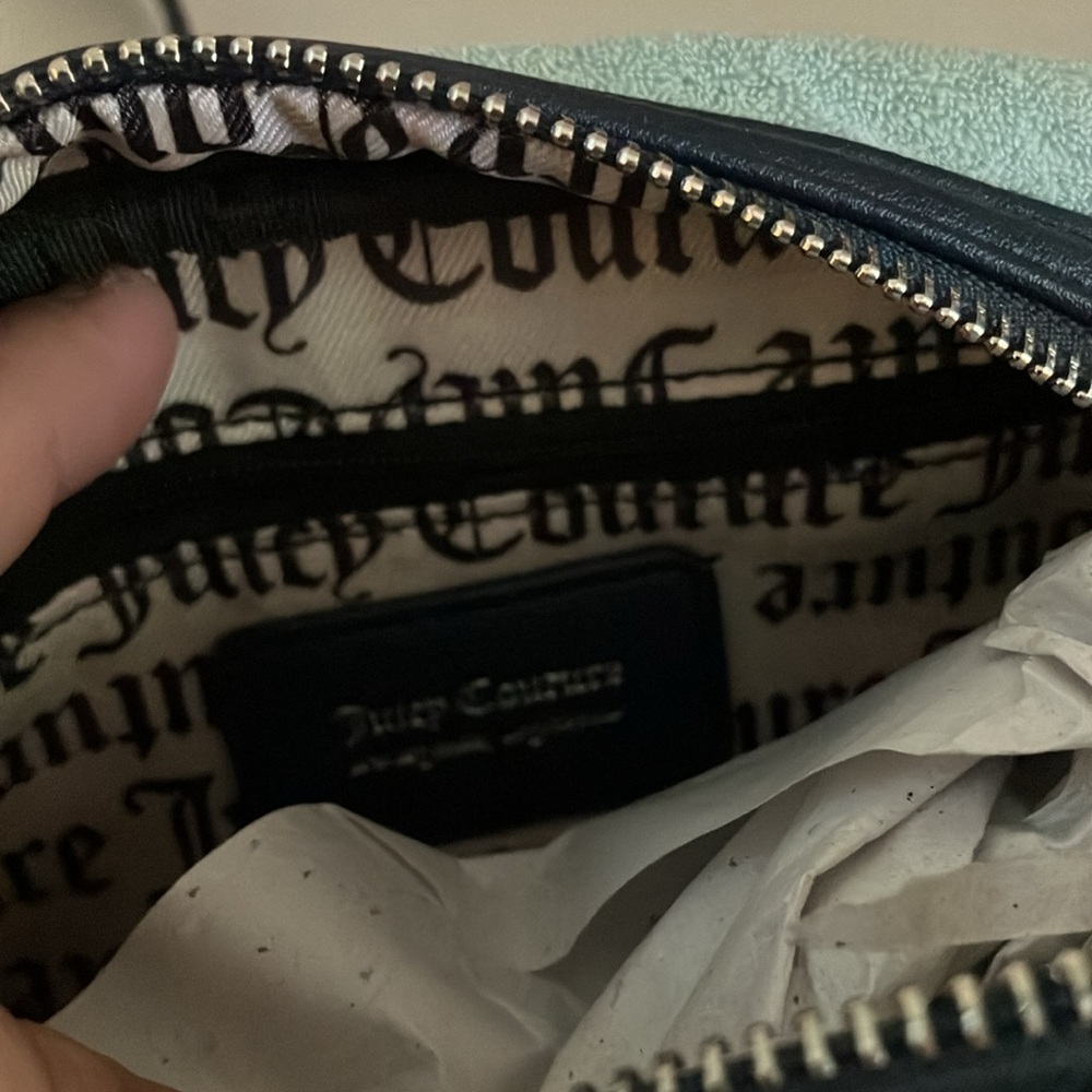 ✨Juicy Couture bling velour vintage style crossbody bag purse NWT - Picture 11 of 11